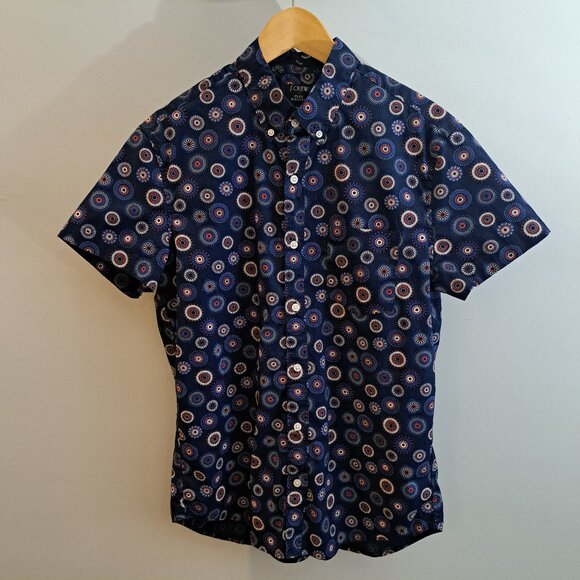 J. Crew Other - J. Crew Men's Medium Flex Washed Slim Fit Short Sleeve Shirt Style #BG955